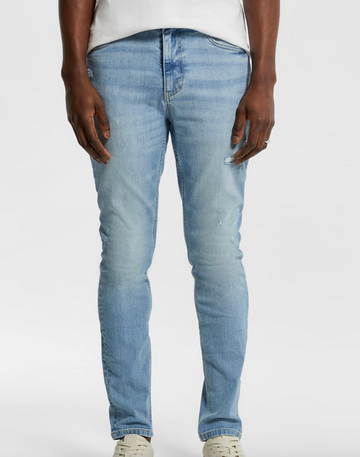 Light Wash Knight Slim Tapered Jean