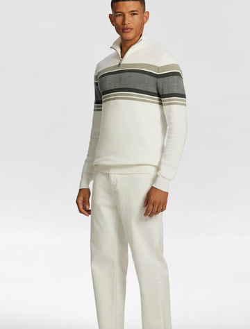 Off White Brosnon Zip Knit Jumper