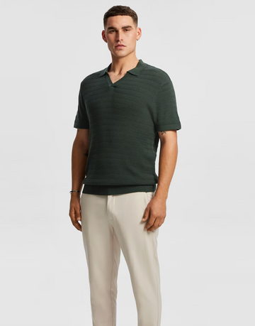 Forest Chuck Knitted Polo Shirt