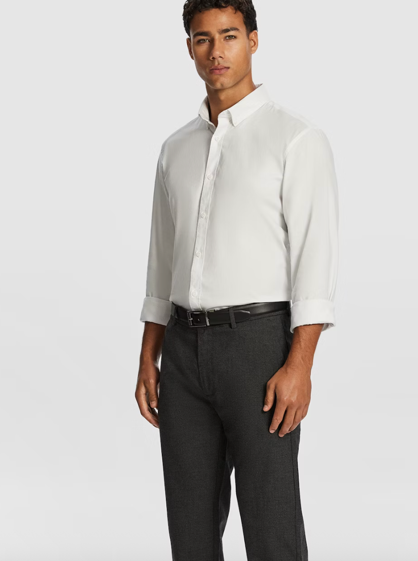 White Presley Oxford Shirt