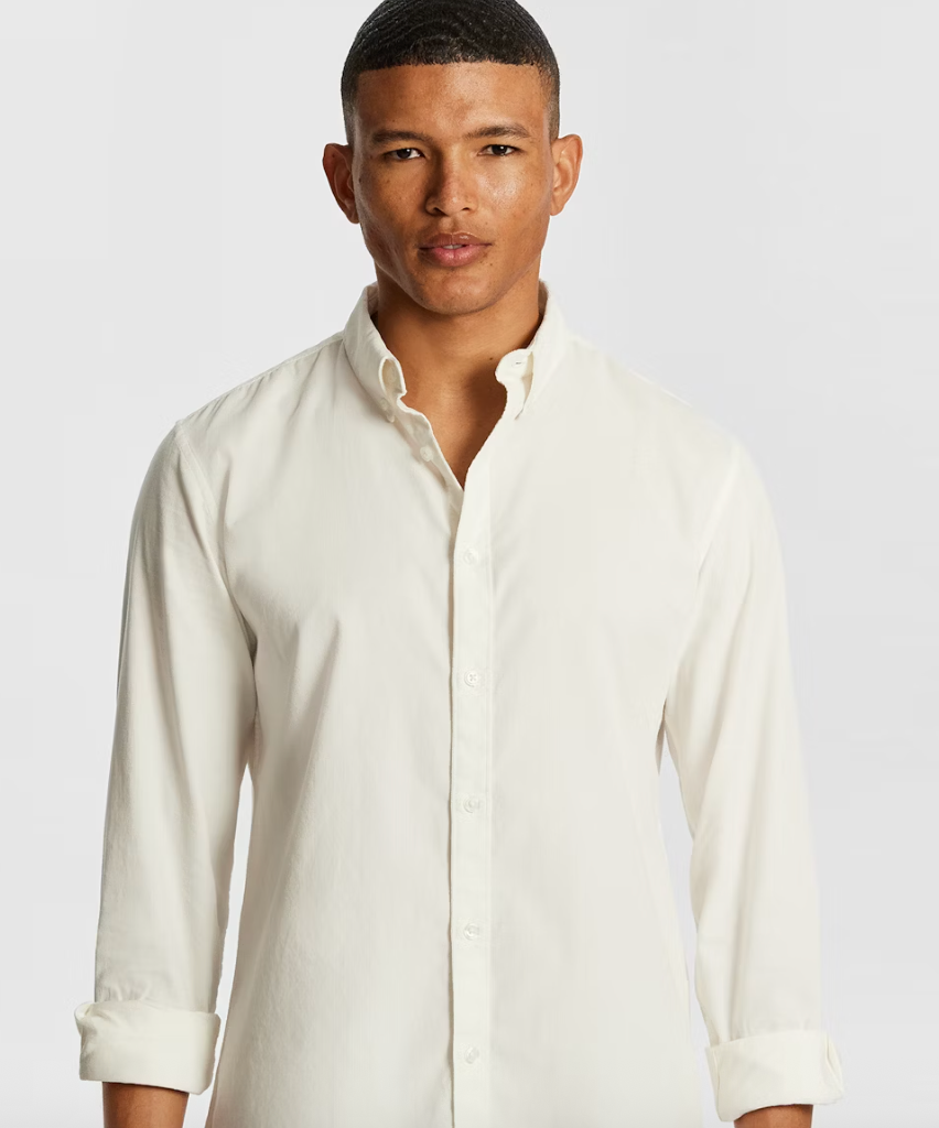 Off White Valley Cord Shirt