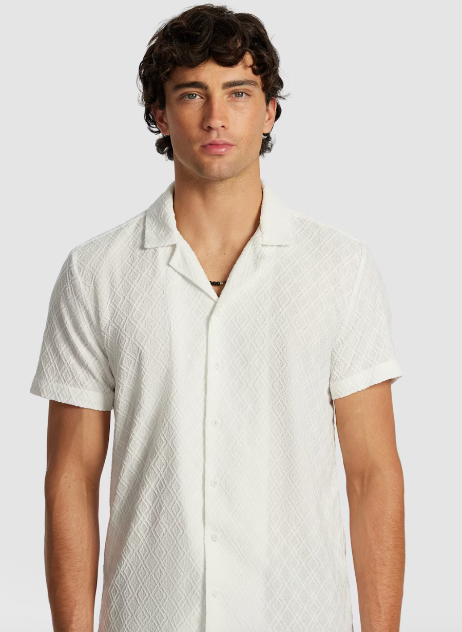 Off White Murdock Textured Shirt