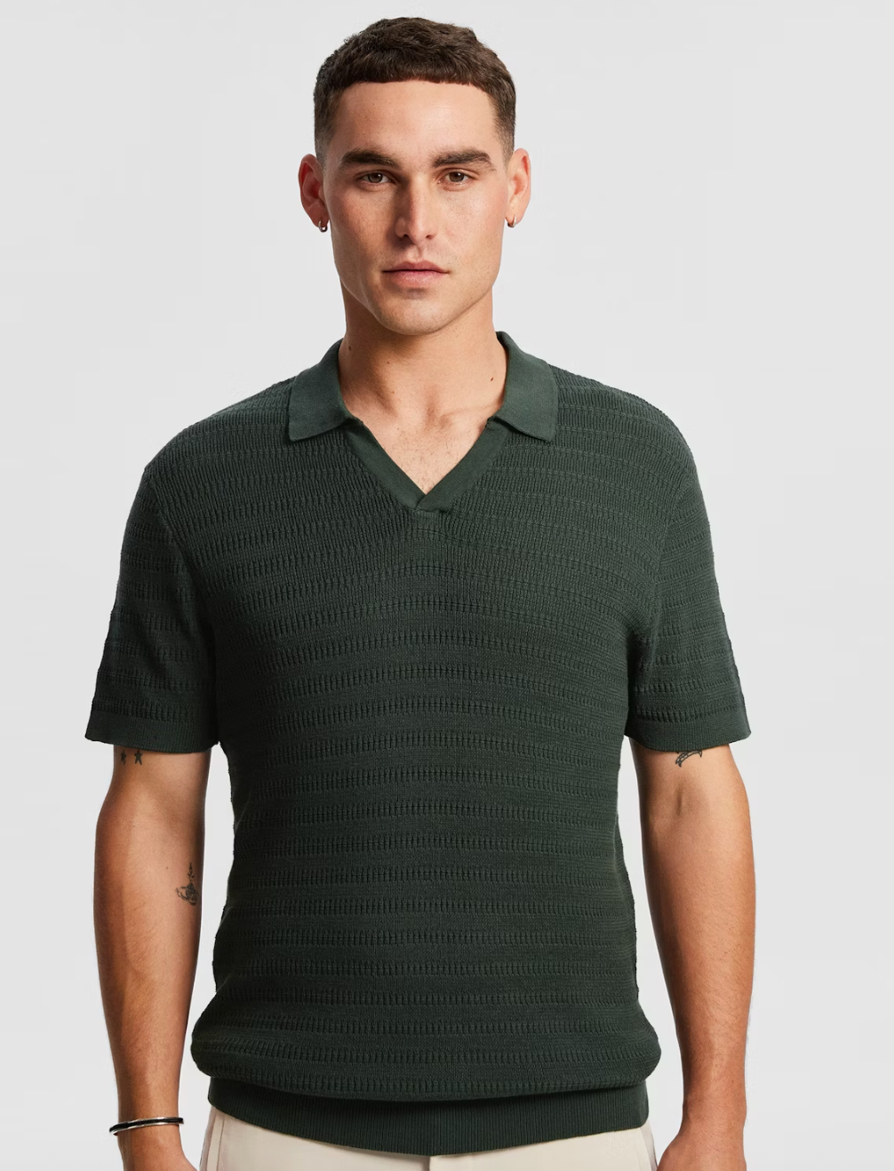 Forest Chuck Knitted Polo Shirt