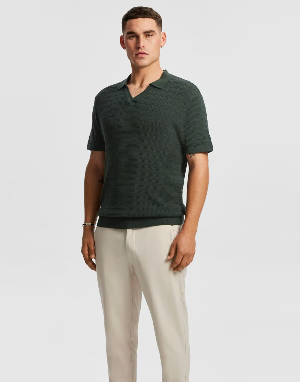 Forest Chuck Knitted Polo Shirt