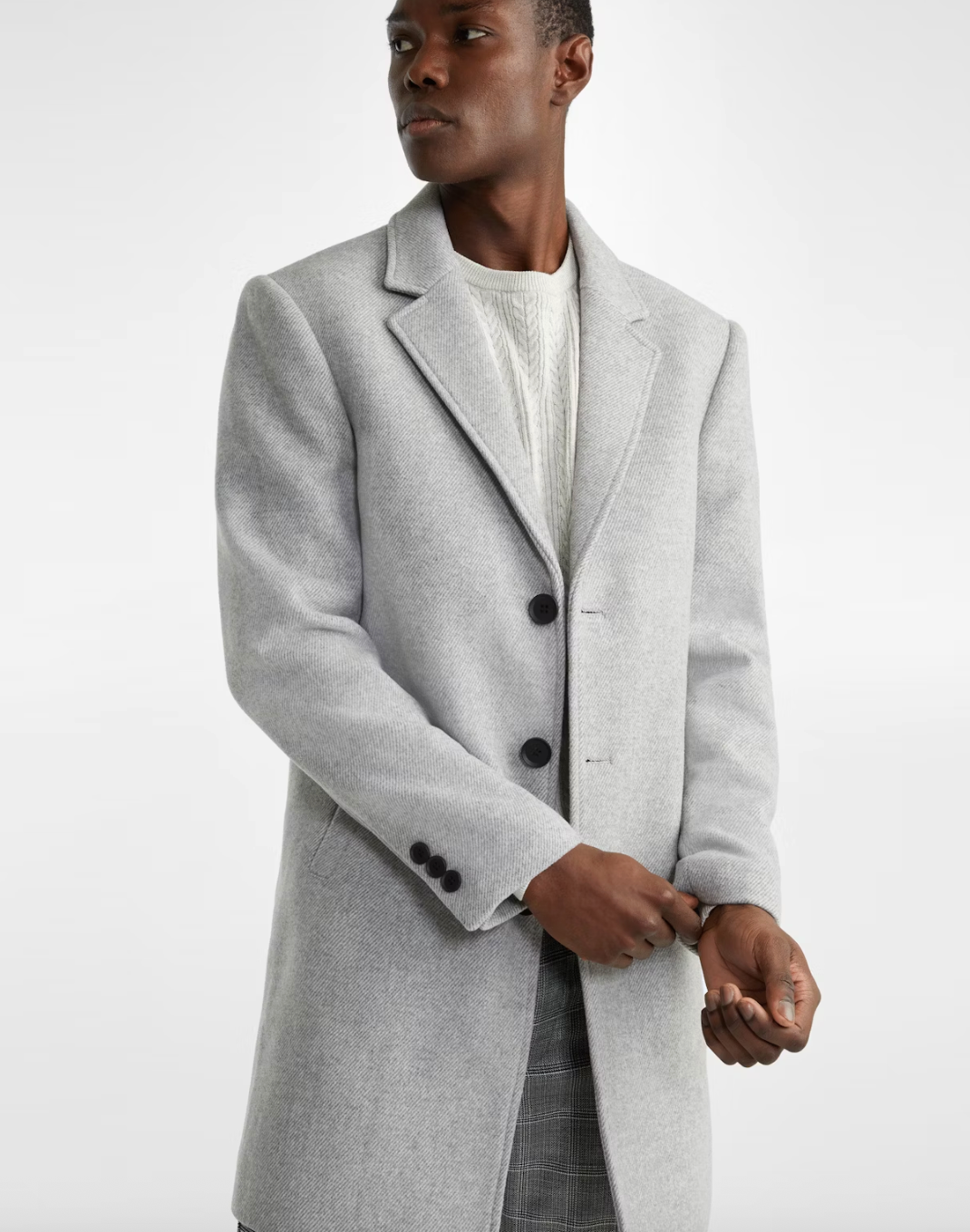 Silver Brooklyn Duster Coat