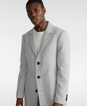 Silver Brooklyn Duster Coat