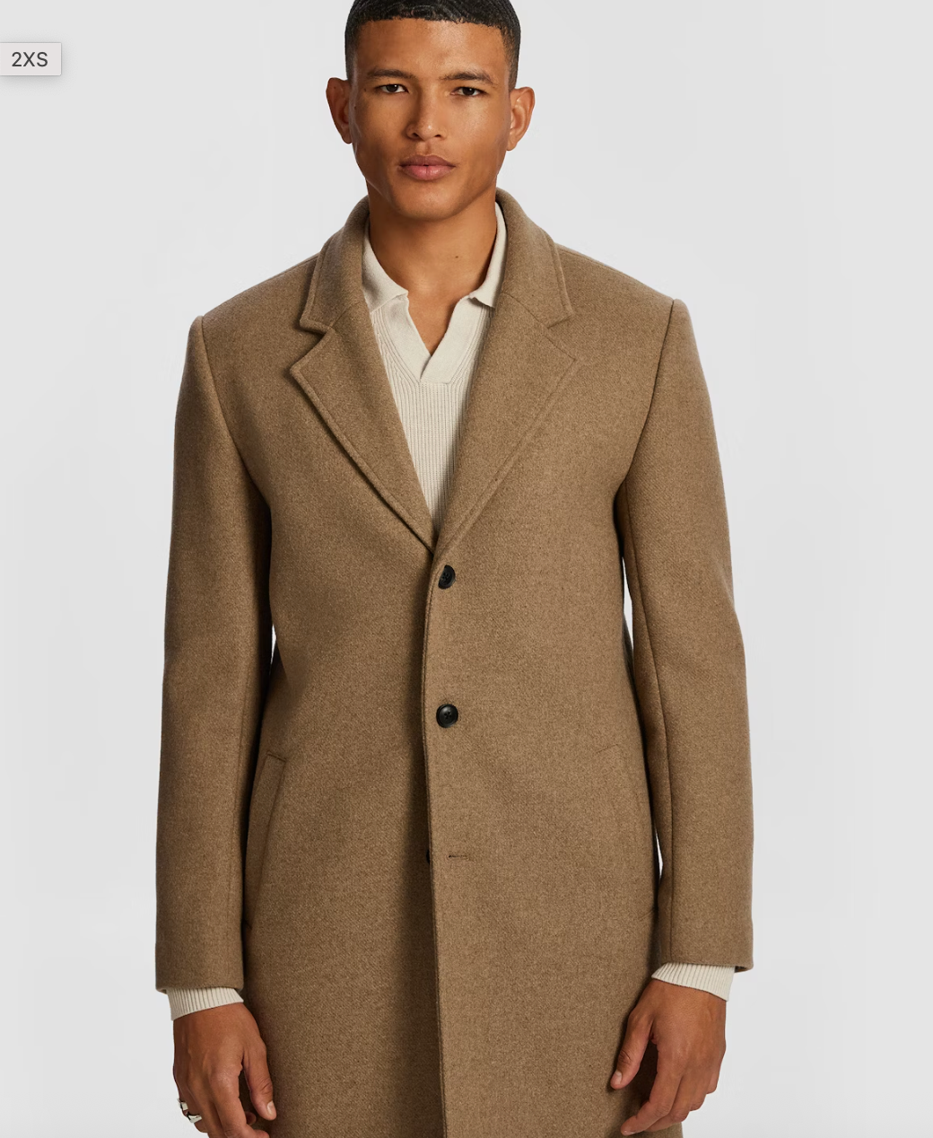 Natural Blakehurst Wool Blend Duster Coat