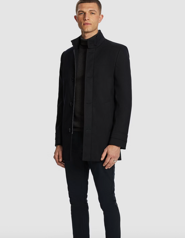 Black Trophy Stretch Textured Dress Jacket