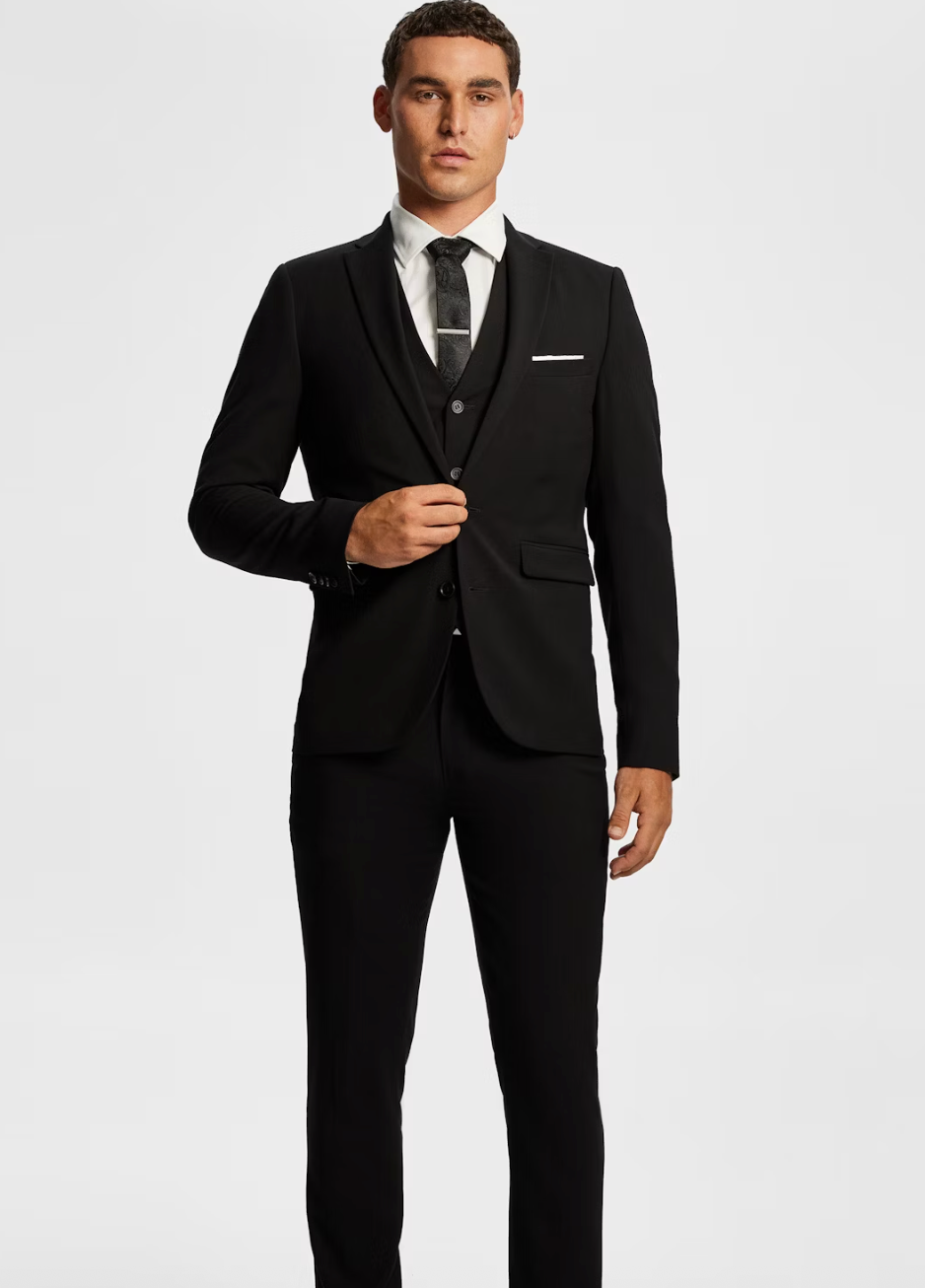 Black Goodfella Skinny Suit Jacket