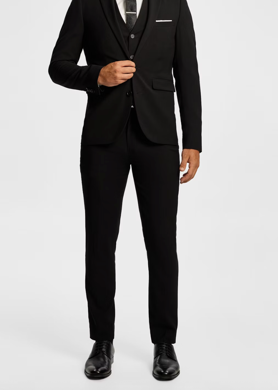 Black Goodfella Skinny Dress Pant